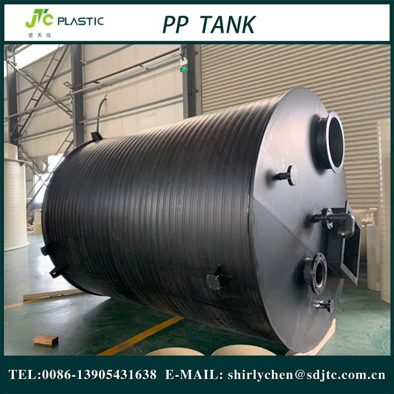 Tanque de HDPE para ácido sulfúrico exportado a Asia Oriental