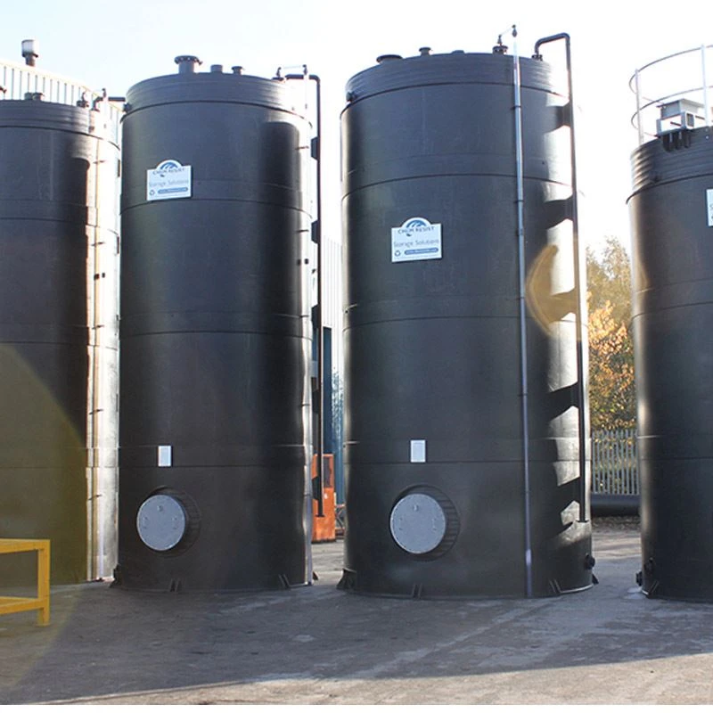Proceso de almacenamiento de ácido sulfúrico tanque de plástico